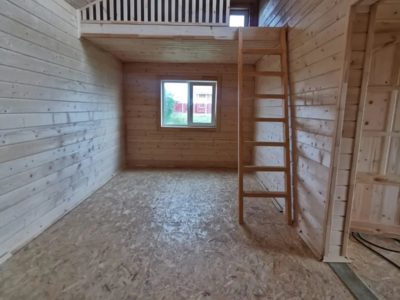 Норвежский дом 6х8 с верандой 8х2